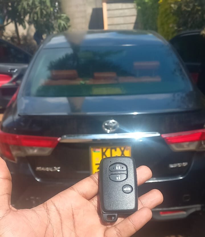 Toyota MarkX Lost Car Key replaced Ndenderu 