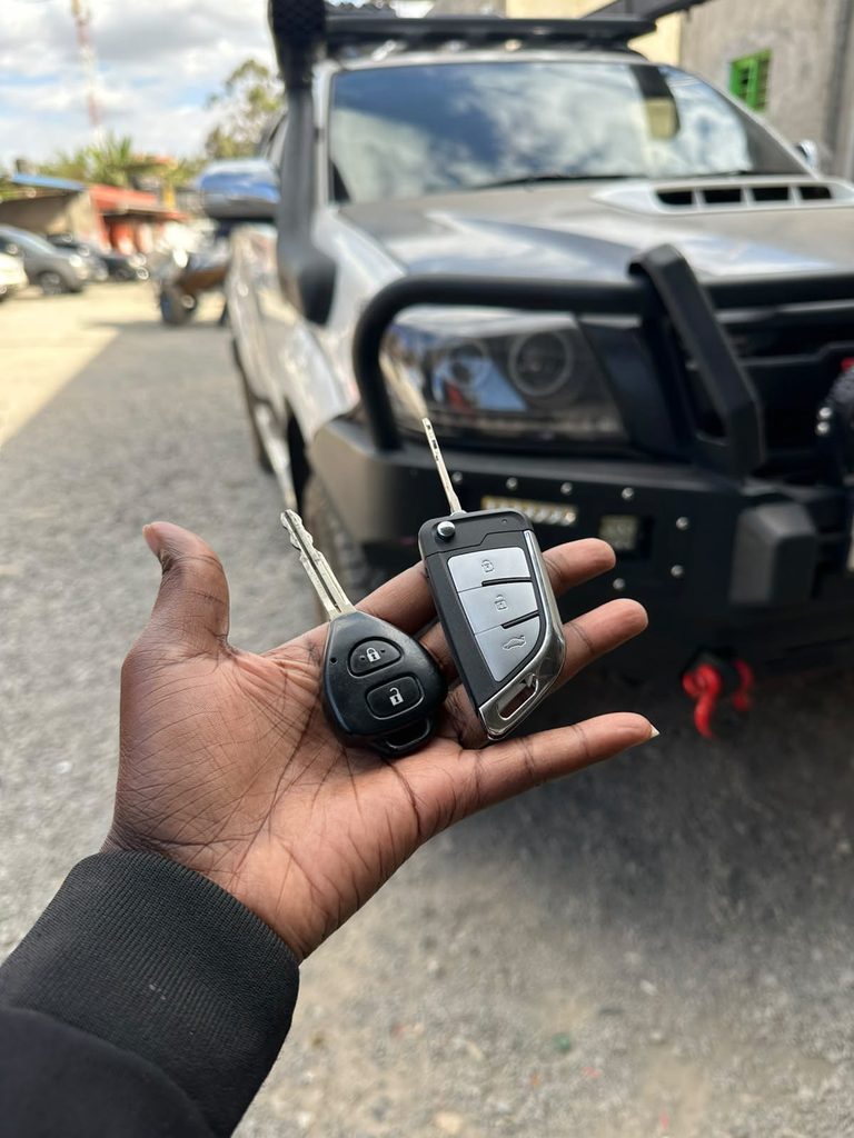 2016 Toyota Hilux Spare Car Key added