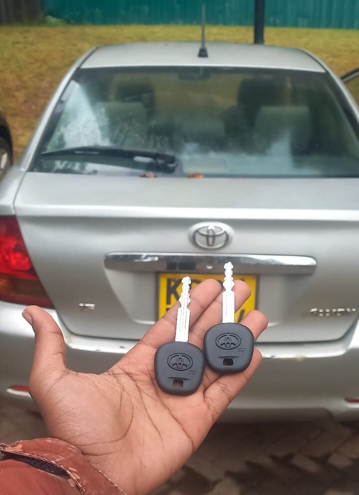 Spare Key added to Toyota Allion in Kileleshwa